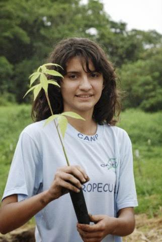 Aluna do Colégio Agrícola Nilo Peçanha