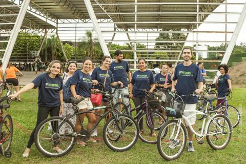 Ciclistas da UFF promovem pedalada sustentável